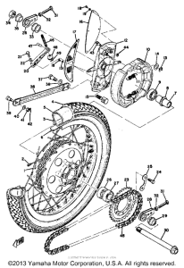 TR2 Переднее колесо