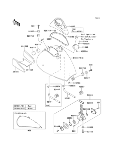 VN800 Fuel tank(1 / 3)