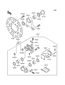ZR1200 Задний тормоз