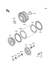 ZR250 Сцепление