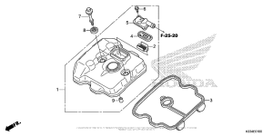 CBR300R Крышка головки цилиндров