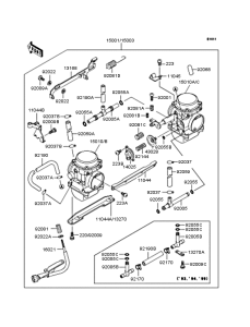 KLE400 Карбюратор