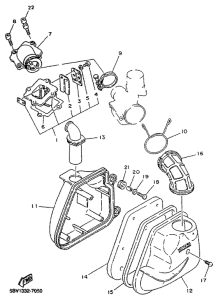 YN50R Впускная система