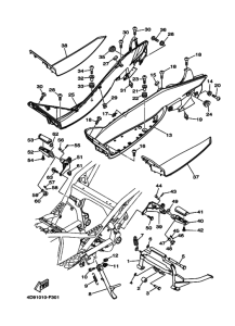 YP250 スタンド & フートレスト