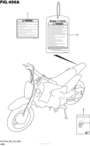 DR-Z70 Label (Dr-Z70L6 E28)