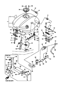 FZS1000 FZS1000T Tank fuel
