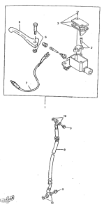 CW50RSX Главный тормозной цилиндр