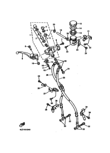 YZF750R YZF750RJ Передний тормозной цилиндр