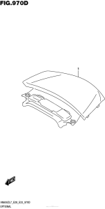 AN650Z Optional (Cover Set Pillion Rider)