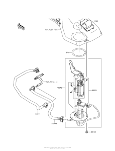 ZX1000 Топливный насос