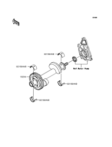 KLE650 Валансирный вал
