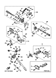 XV1900CU Support & repose pied