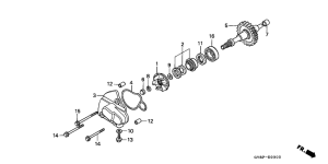 CRM50R Водяная помпа