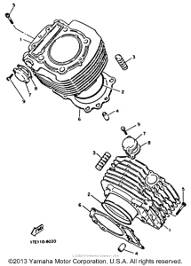 XV1100D Цилиндры