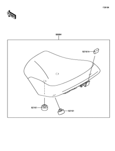EX650 アクセサリ(ハイシート)