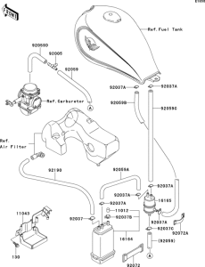 EN500 Испарительная система топлива