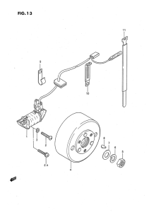 JR50 Зажигание