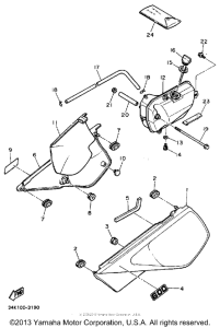 TT600L Боковые обтекатели
