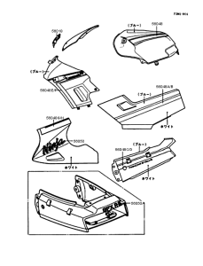 EX250 Наклейки