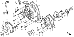 CBR900RR Right crankcase cover 96-97