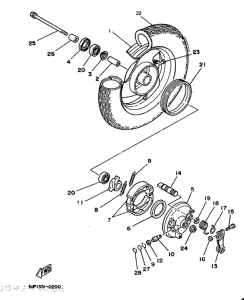 CH80 Переднее колесо
