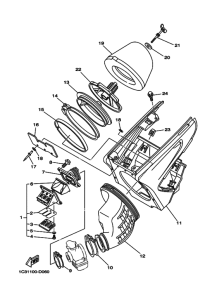 YZ125 YZ125W1 Впускная система