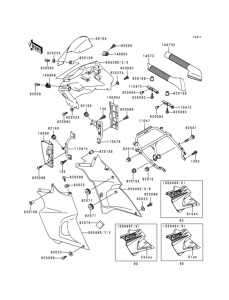 KLE500 Cowling(1 / 2)(kle500-a5)