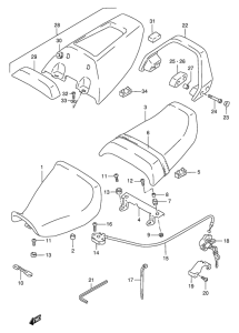 GSX-R1100 Пружина