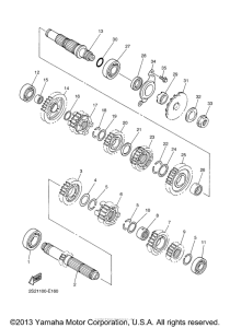 WR450F Трансмиссия