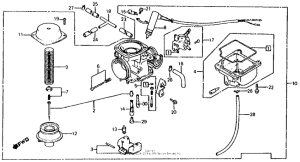 CH125 Карбюратор