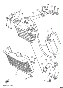 RD75LC Radiador . manguela