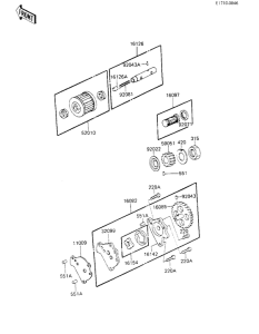 KL250 Насос масляный  / фильтр масляный