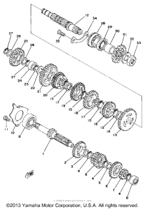 IT175F Трансмиссия