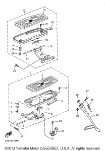 XVZ13LTJ Подножки