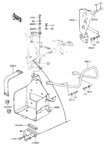 KZ440 Battery case / electro bracket