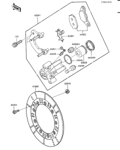 KL600 Передний суппорт