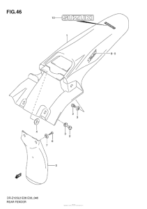  Rear Fender (Dr-Z125 E33)