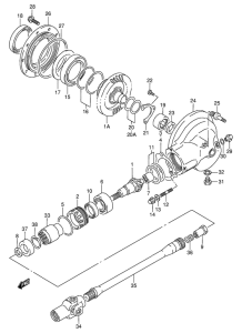 VX800 Карданный вал