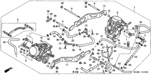 VT125 Carburetor assy