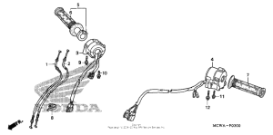 VFR800 Switch + cable