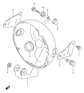 GS500 Фара головного света