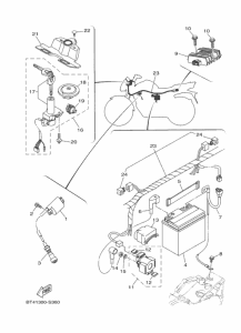 YS125-5C Электрика 1