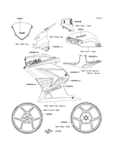 EX250 Наклейки