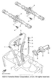 FJ1200AEC Camshaft-chain