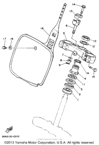 YZ125A Управление