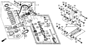 CR250R Shock absorber 85-86