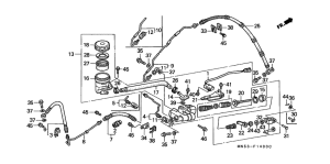 GL1500A Задний тормозной цилиндр