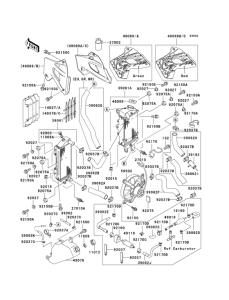  Radiator(1 / 3)(klx250-e1 / e2)