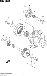 GSX-R1000 Муфта стартера