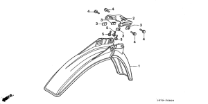 MT50F Переднее крыло